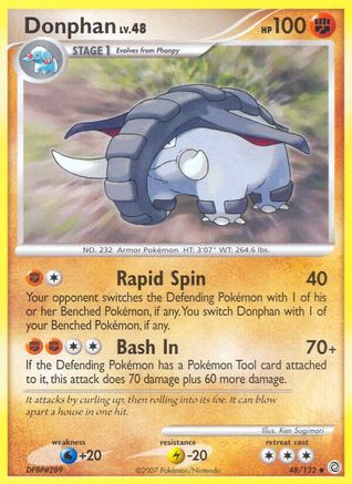 Donphan (48/132) Reverse Holofoil [Secret Wonders] - Uncommon