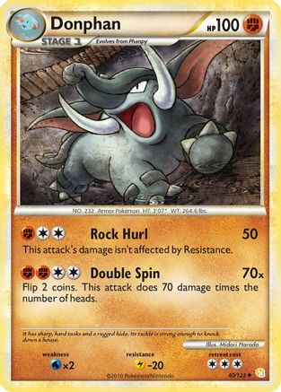 Donphan (040/123) [HeartGold SoulSilver] - Uncommon