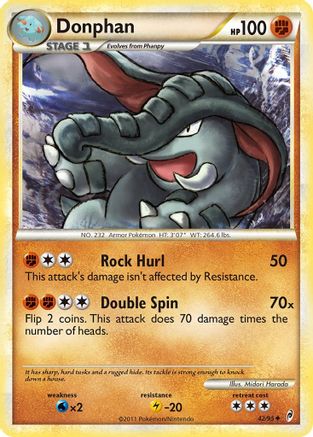 Donphan (042/95) Reverse Holofoil [Call of Legends] - Uncommon