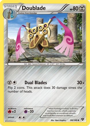 Doublade (84/146) Reverse Holofoil [XY Base Set] - Uncommon