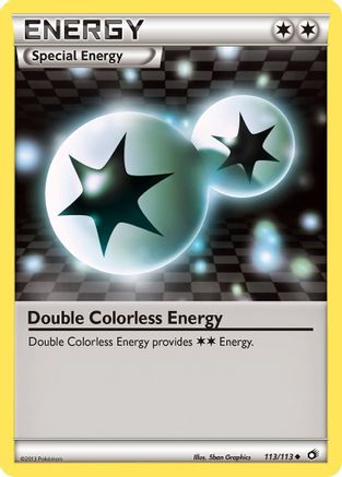 Double Colorless Energy (113/113) Reverse Holofoil [Legendary Treasures] - Uncommon