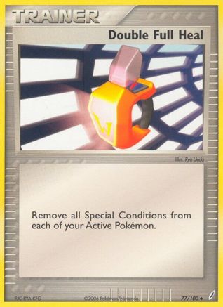 Double Full Heal (77/100) Reverse Holofoil [Crystal Guardians] - Uncommon