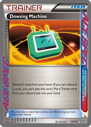 Dowsing Machine (128/135) Holofoil [Plasma Storm] - Rare Ace