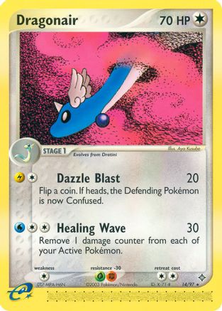 Dragonair (014/97) Reverse Holofoil [Dragon] - Rare