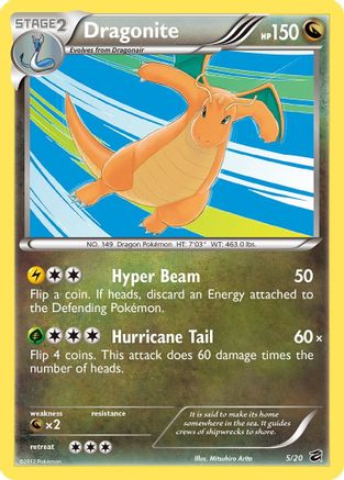 Dragonite (005/20) Holofoil [Dragon Vault] - Holo Rare