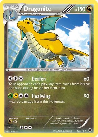 Dragonite (083/116) Holofoil [Plasma Freeze] - Holo Rare