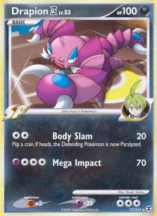 Drapion E4 (17/111) Reverse Holofoil [Rising Rivals] - Rare