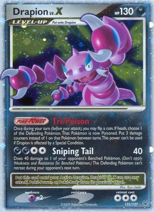 Drapion LV.X (123/127) Holofoil [Platinum] - Ultra Rare