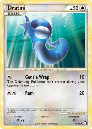 Dratini (062/102) Reverse Holofoil [Triumphant] - Common