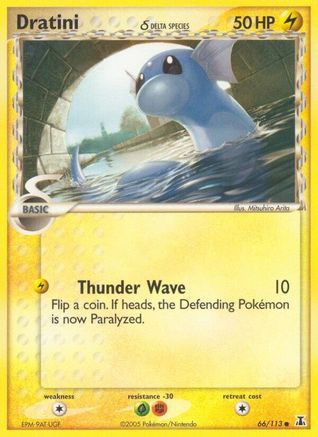 Dratini (Delta Species) (066/113) Reverse Holofoil [Delta Species] - Common