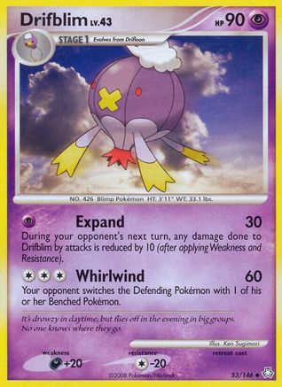Drifblim (53/146) Reverse Holofoil [Legends Awakened] - Uncommon