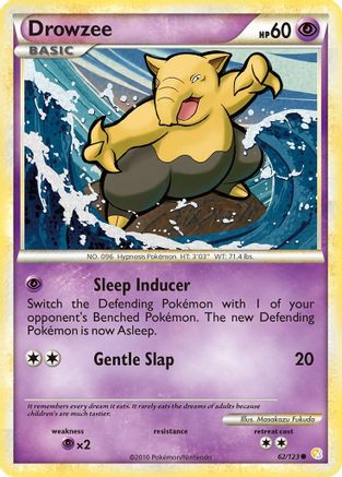 Drowzee (062/123) Reverse Holofoil [HeartGold SoulSilver] - Common