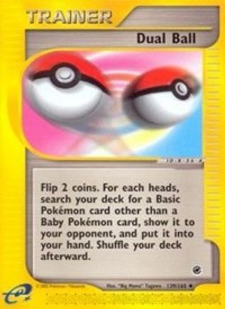 Dual Ball (139/165) Reverse Holofoil [Expedition] - Uncommon