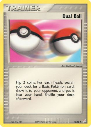 Dual Ball (72/95) Reverse Holofoil [Team Magma vs Team Aqua] - Uncommon