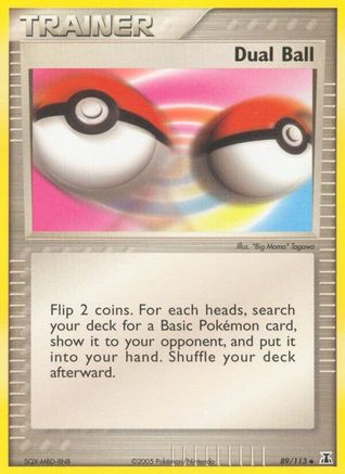 Dual Ball (089/113) Reverse Holofoil [Delta Species] - Uncommon
