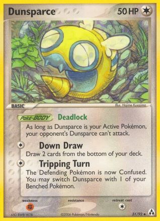 Dunsparce (31/92) Reverse Holofoil [Legend Maker] - Uncommon