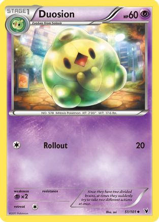 Duosion (51/101) Reverse Holofoil [Noble Victories] - Uncommon