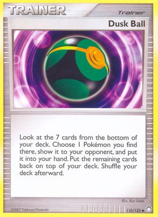 Dusk Ball (110/123) Reverse Holofoil [Mysterious Treasures] - Uncommon