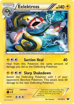 Eelektross (47/108) Reverse Holofoil [Dark Explorers] - Holo Rare