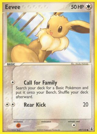 Eevee (069/113) Reverse Holofoil [Delta Species] - Common