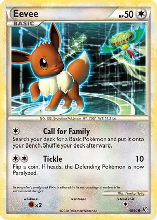Eevee (048/90) Reverse Holofoil [Undaunted] - Common
