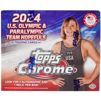 2024 Topps Chrome U.S. Olympic & Paralympic Hopefuls Hobby Box