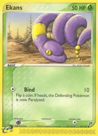 Ekans (064/100) Reverse Holofoil [Sandstorm] - Common