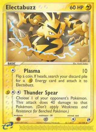 Electabuzz (35/100) Reverse Holofoil [Sandstorm] - Uncommon