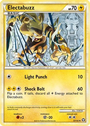 Electabuzz (33/102) Reverse Holofoil [Triumphant] - Uncommon