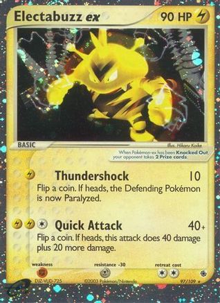 Electabuzz ex (97/109) Holofoil [Ruby and Sapphire] - Ultra Rare