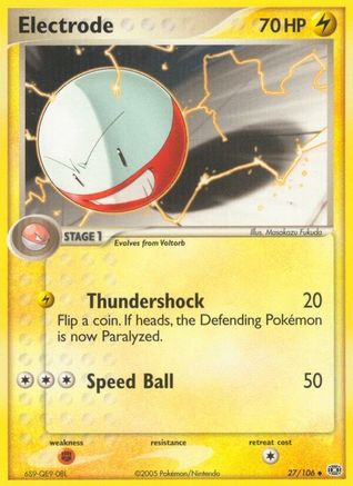 Electrode (27/106) Reverse Holofoil [Emerald] - Uncommon