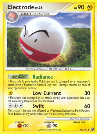 Electrode (36/100) Reverse Holofoil [Stormfront] - Uncommon