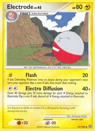 Electrode (37/100) Reverse Holofoil [Stormfront] - Uncommon