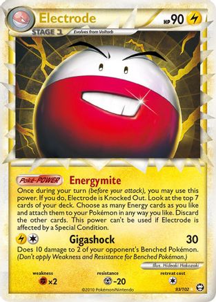 Electrode (Prime) (93/102) Holofoil [Triumphant] - Ultra Rare