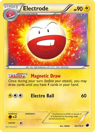 Electrode (33/116) Reverse Holofoil [Plasma Freeze] - Holo Rare