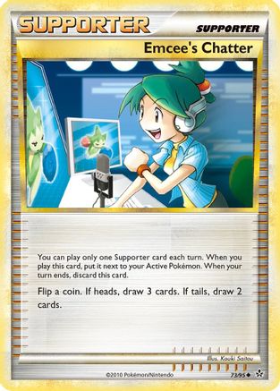 Emcee's Chatter (073/95) Reverse Holofoil [Unleashed] - Uncommon
