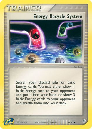 Energy Recycle System (84/97) Reverse Holofoil [Dragon] - Uncommon