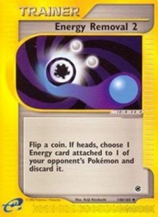Energy Removal (140/165) Reverse Holofoil [Expedition] - Uncommon
