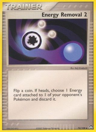 Energy Removal (074/108) Reverse Holofoil [Power Keepers] - Uncommon