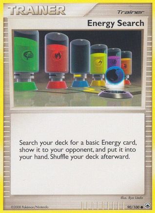 Energy Search (090/100) Reverse Holofoil [Majestic Dawn] - Common