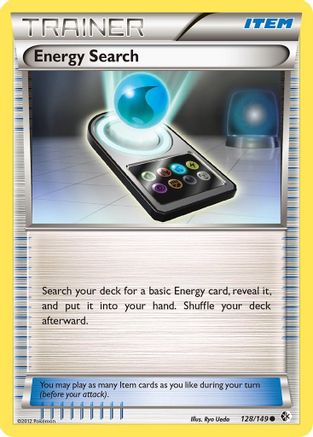 Energy Search (128/149) Reverse Holofoil [Boundaries Crossed] - Common