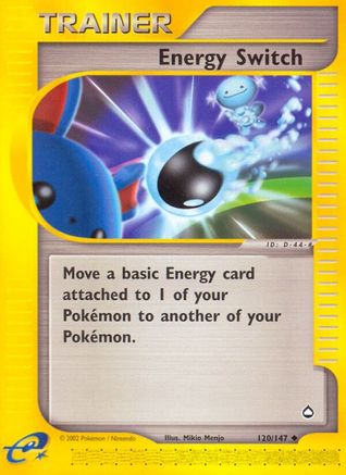 Energy Switch (120/147) Reverse Holofoil [Aquapolis] - Uncommon