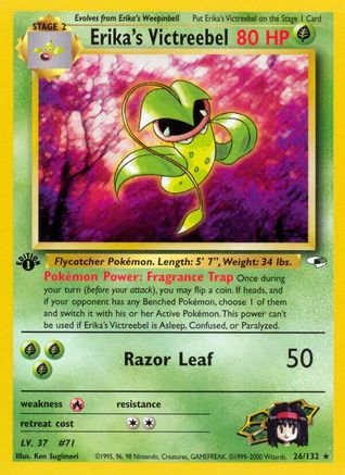 Erika's Victreebel (026/132) 1st Edition [Gym Heroes] - Rare