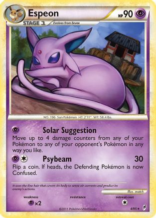 Espeon (4/95) Reverse Holofoil [Call of Legends] - Holo Rare