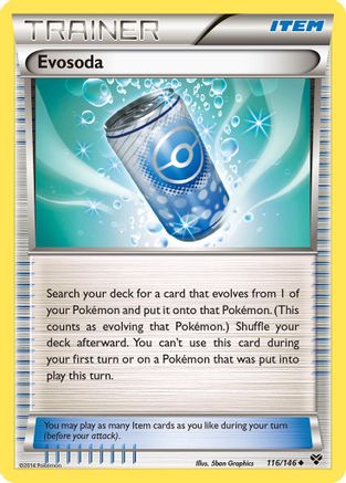 Evosoda (116/146) Reverse Holofoil [XY Base Set] - Uncommon