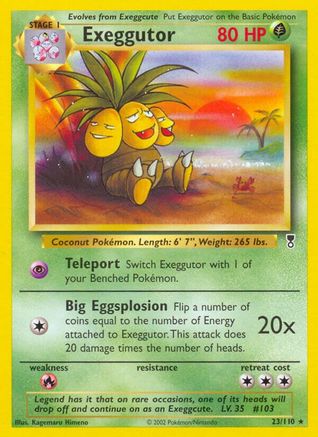 Exeggutor (23/110) Reverse Holofoil [Legendary Collection] - Rare