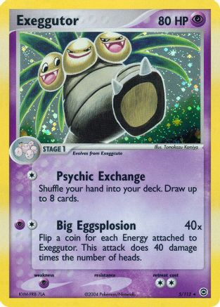 Exeggutor (5/112) Reverse Holofoil [FireRed & LeafGreen] - Holo Rare