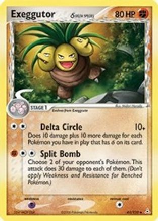 Exeggutor (Delta Species) (41/110) Reverse Holofoil [Holon Phantoms] - Uncommon