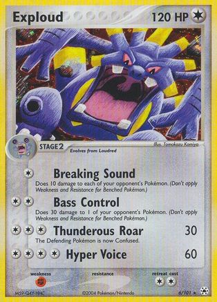 Exploud (6/101) Holofoil [Hidden Legends] - Holo Rare