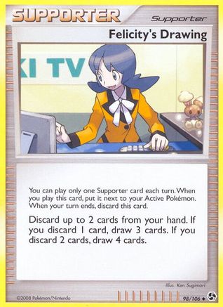 Felicity's Drawing (098/106) Reverse Holofoil [Great Encounters] - Uncommon